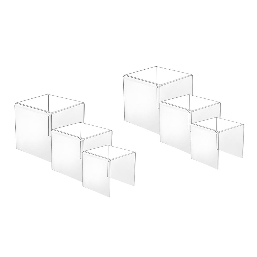 Display Risers Set - حوامل عرض أكريليك شفافة لشخصيات POP،
