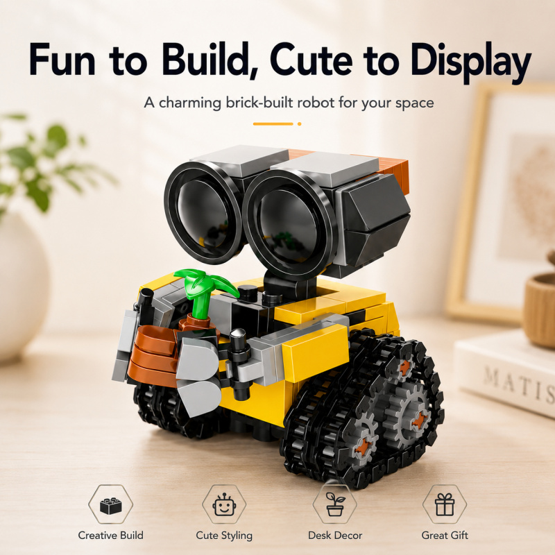 مجموعة مكعبات بناء روبوت صغير، - مراجعة Building Block Mini وسعره