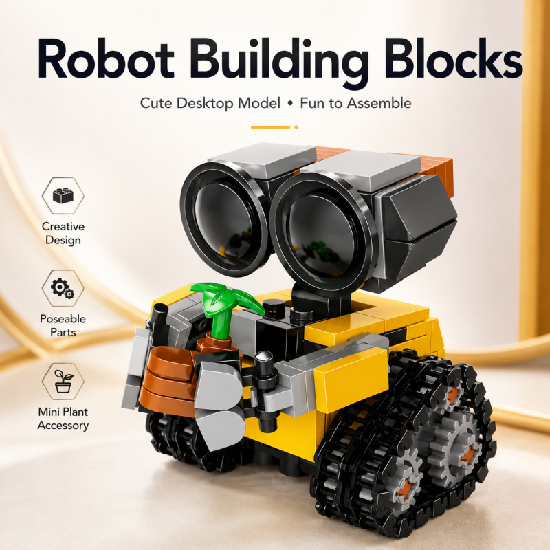 مجموعة مكعبات بناء روبوت صغير، - مراجعة Building Block Mini وسعره