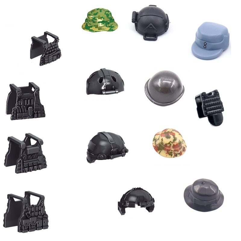 خوذة سوات عسكرية صغيرة لبنات ب - مراجعة Lego Minifigure Holder وسعره