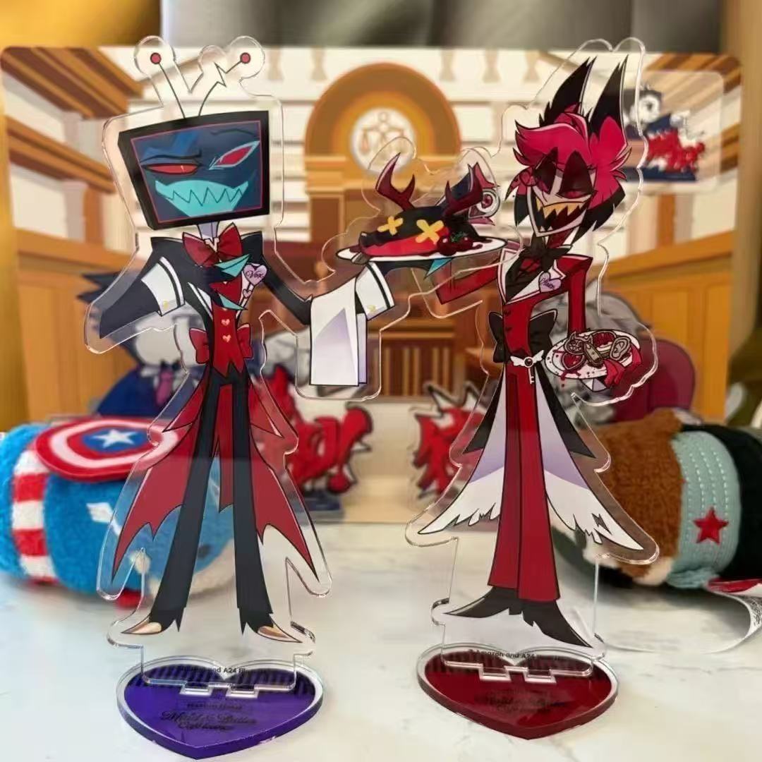 2 قطعة ملحقات أنيمي Hazbin Ala - مراجعة Figma Stand Set وسعره