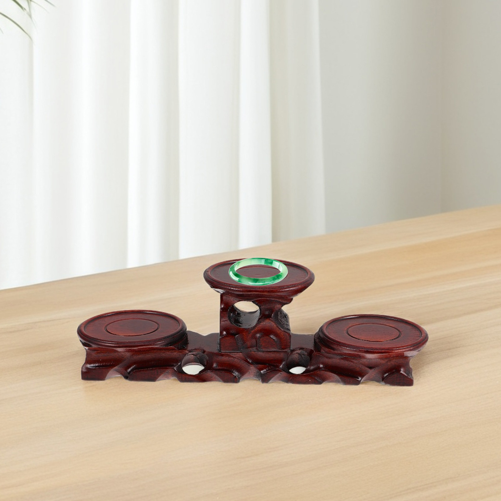 قاعدة عرض خشبية فاخرة مستديرة  - مراجعة Display Risers Set وسعره