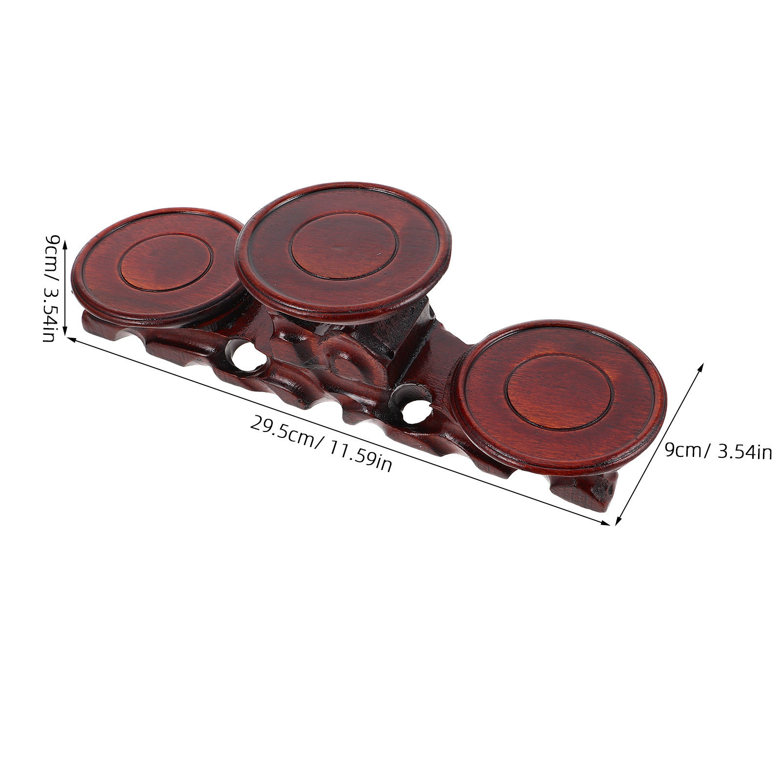 قاعدة عرض خشبية فاخرة مستديرة  - مراجعة Display Risers Set وسعره