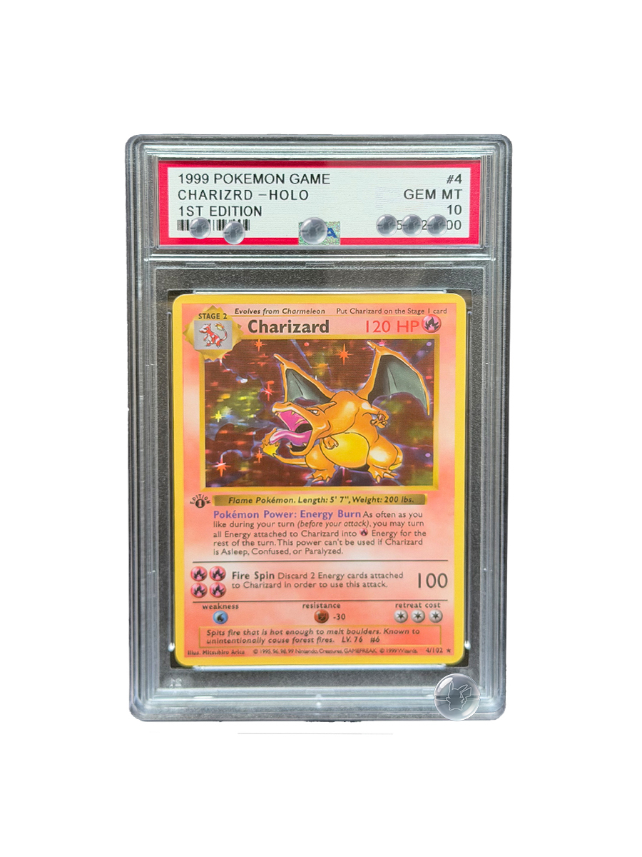 بطاقة بوكيمون غيمشاريزد إصدار  - مراجعة Graded Card Display وسعره