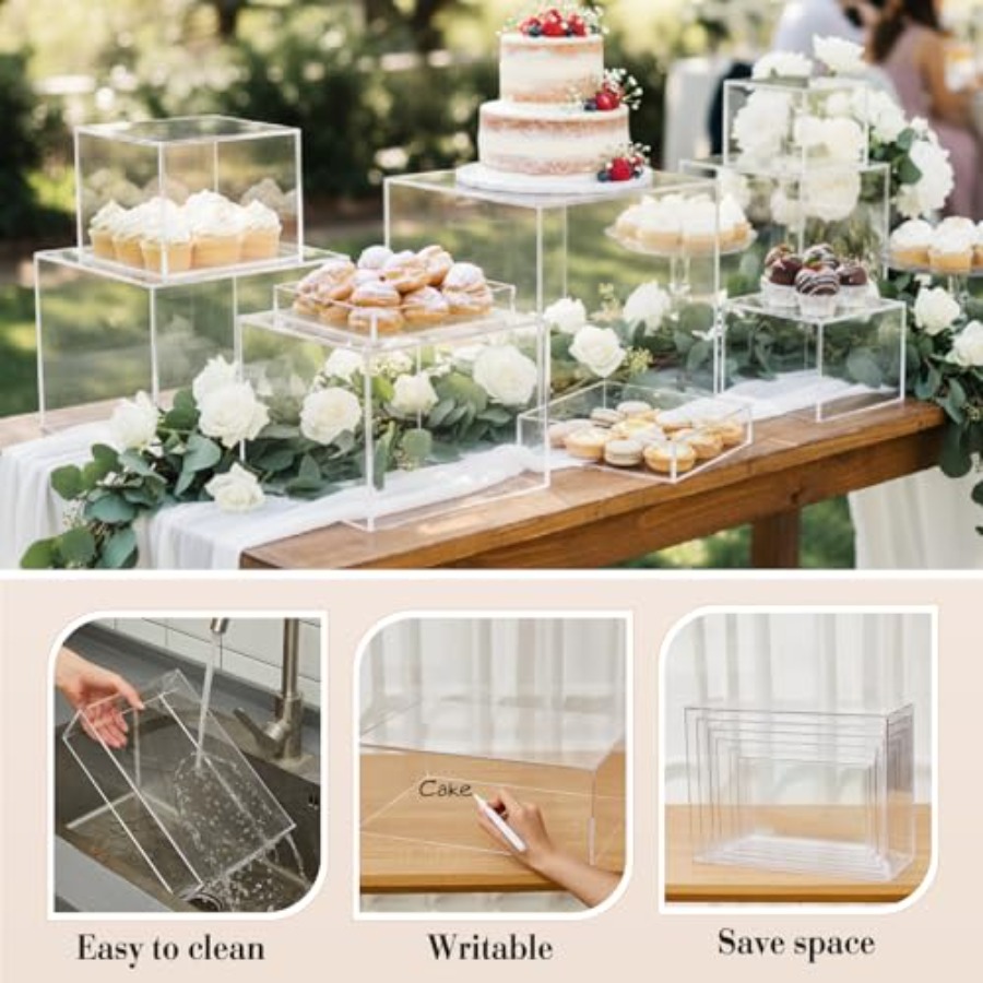 مجموعة من 7 قطع من حوامل البوف - مراجعة Display Risers Set وسعره