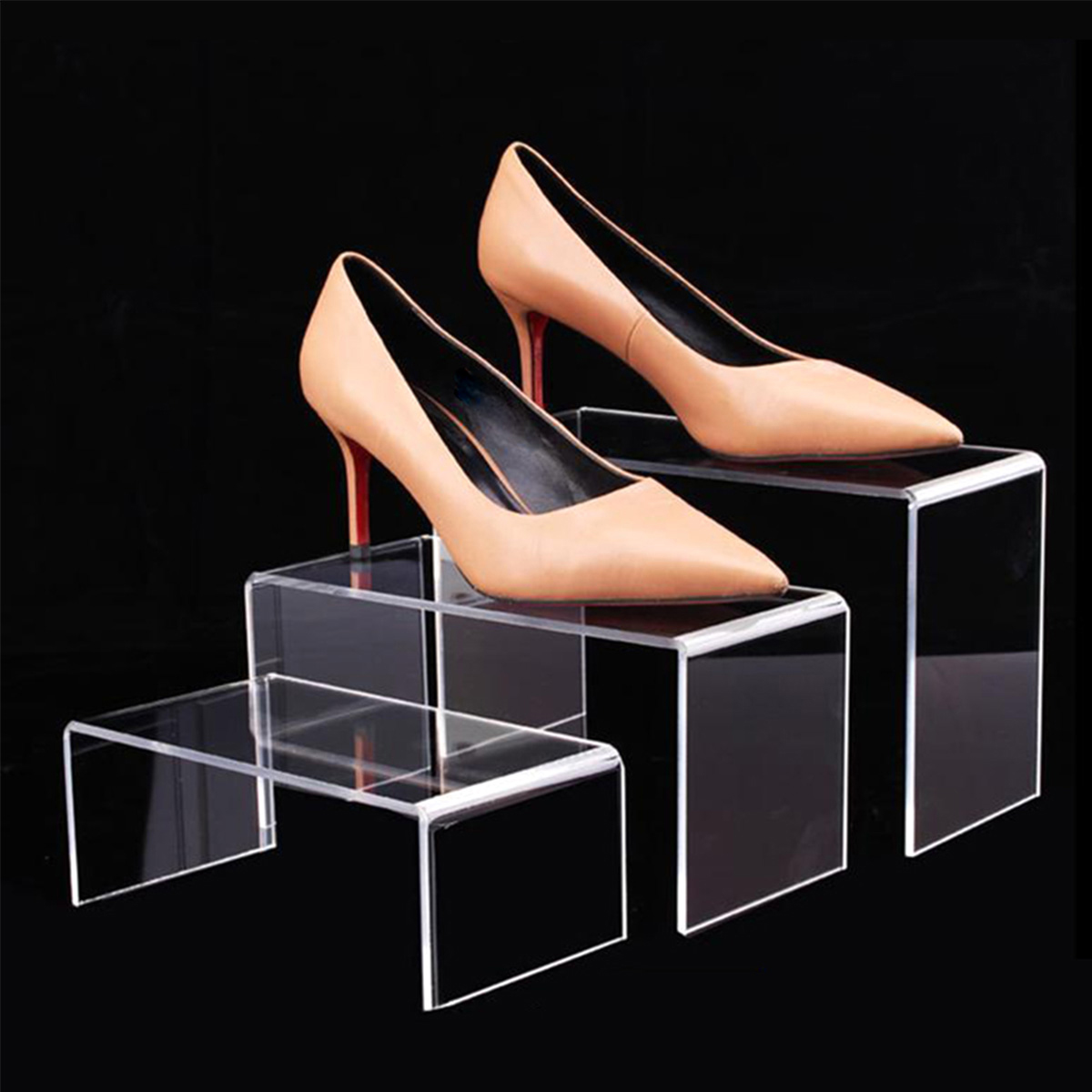 3/6/9 قطعة حامل عرض أكريليك صن - مراجعة Display Risers Set وسعره