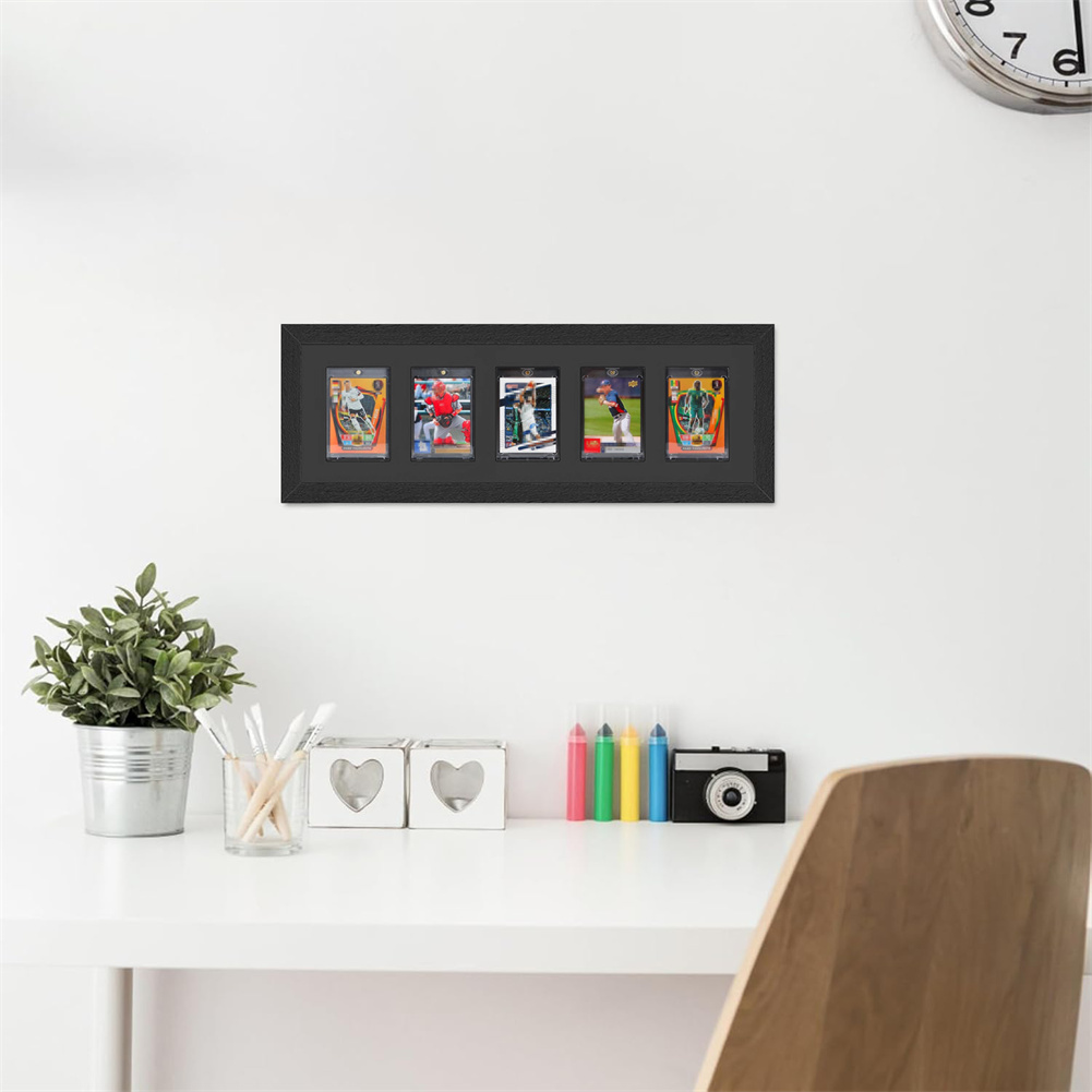 3-9 شبكات خشبية متدرجة بطاقة ر - مراجعة Graded Card Display وسعره