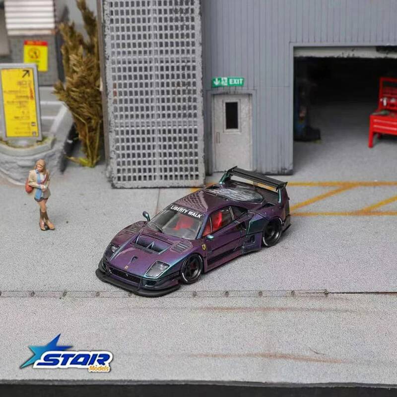 ستار 1:64 LBWK F40 نموذج سيارة - مراجعة Die Cast Car 1 64 وسعره